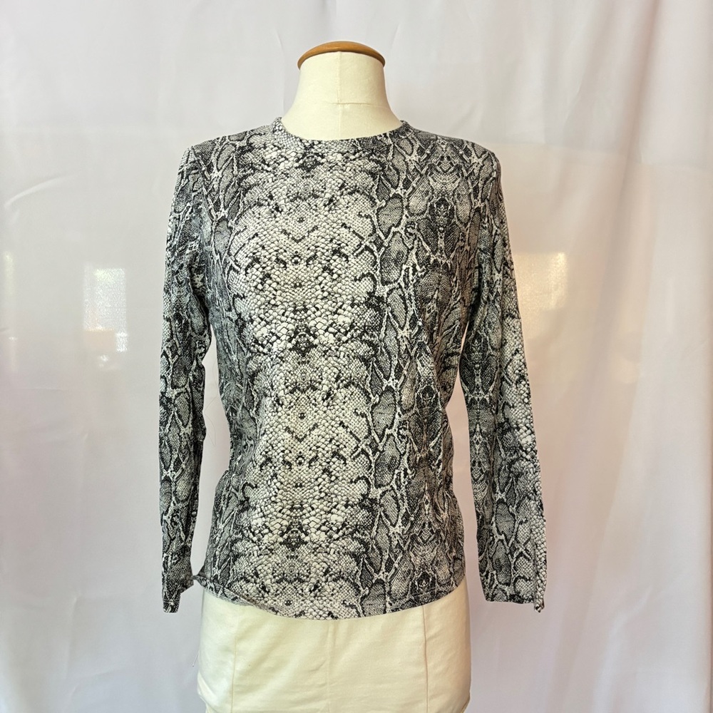 Banana Republic Snakeskin Print Women's Top